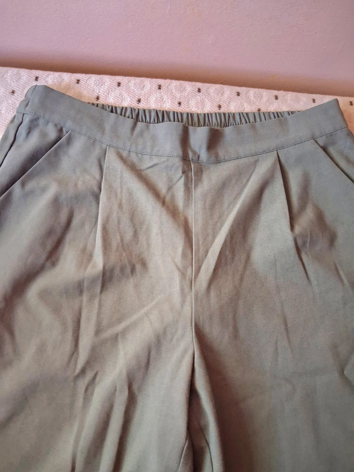 Only gumisderekú bőszárú capri nadrág 2