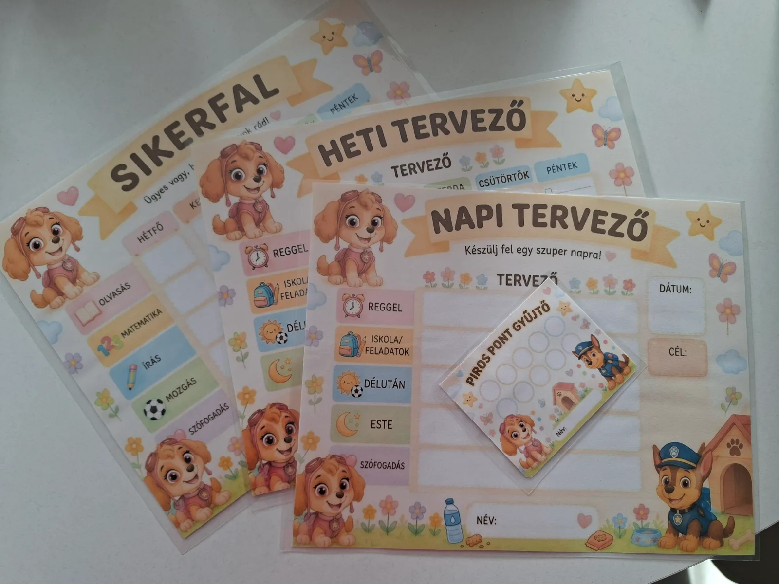 Tervező kártyák