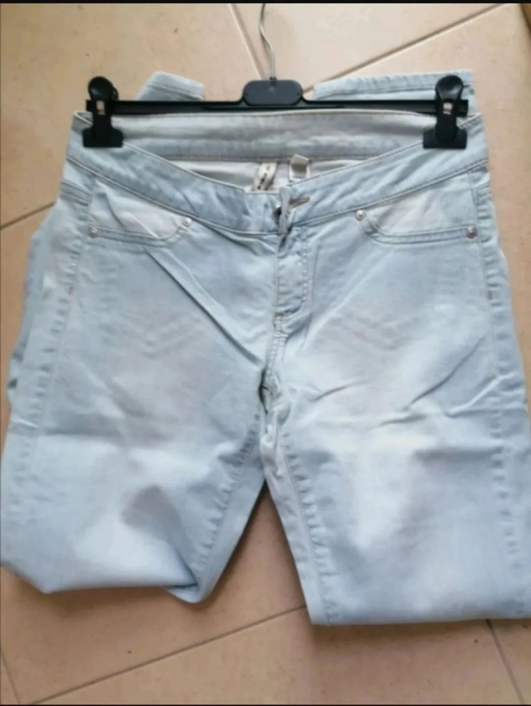 Pantalón vaquero fino mujer Mango 3