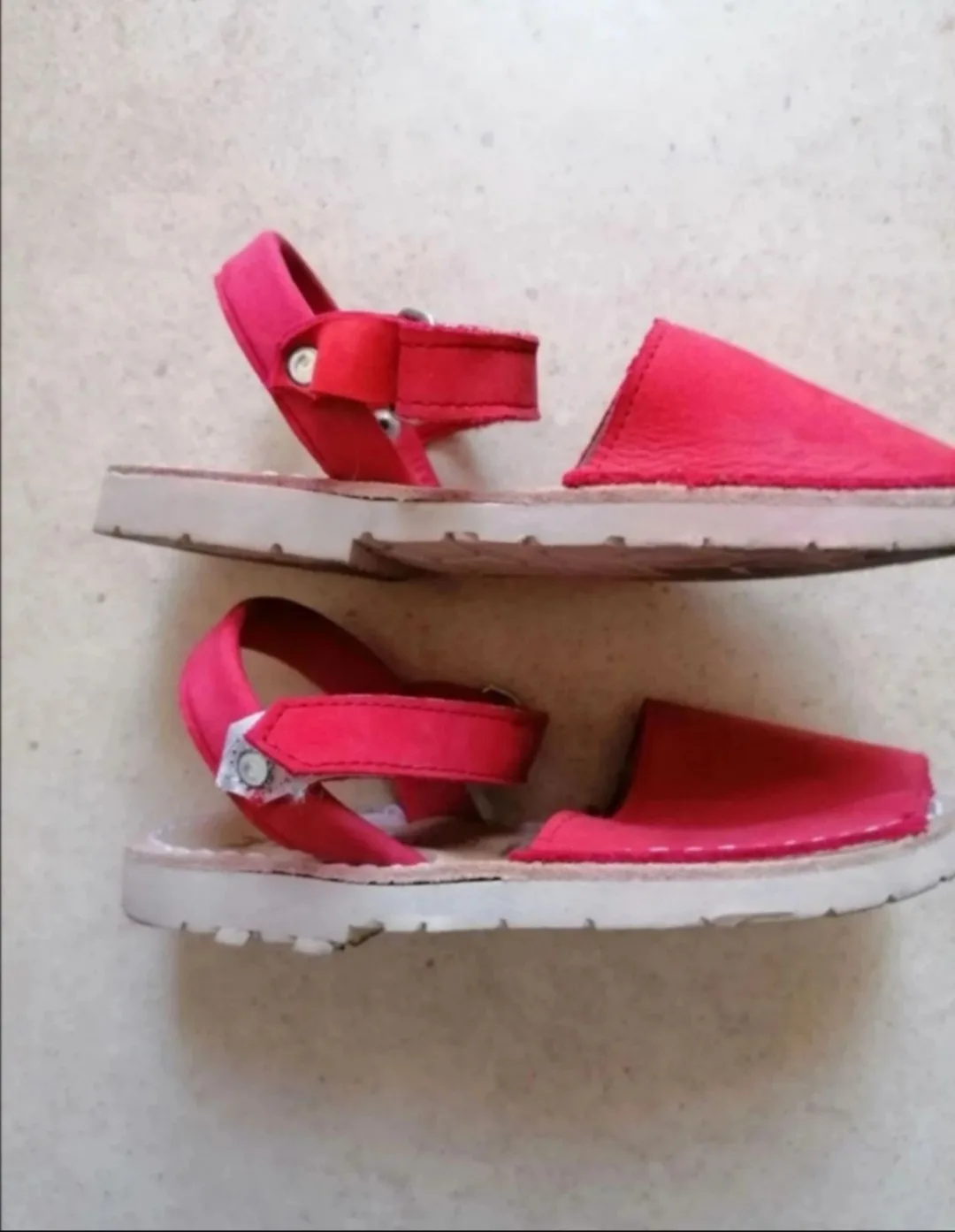 Abarca roja unisex Naturals Menorca 2
