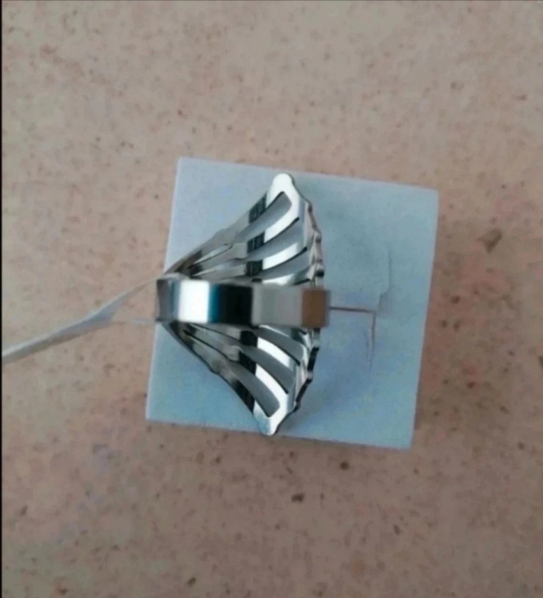 Anillo mujer en acero 2