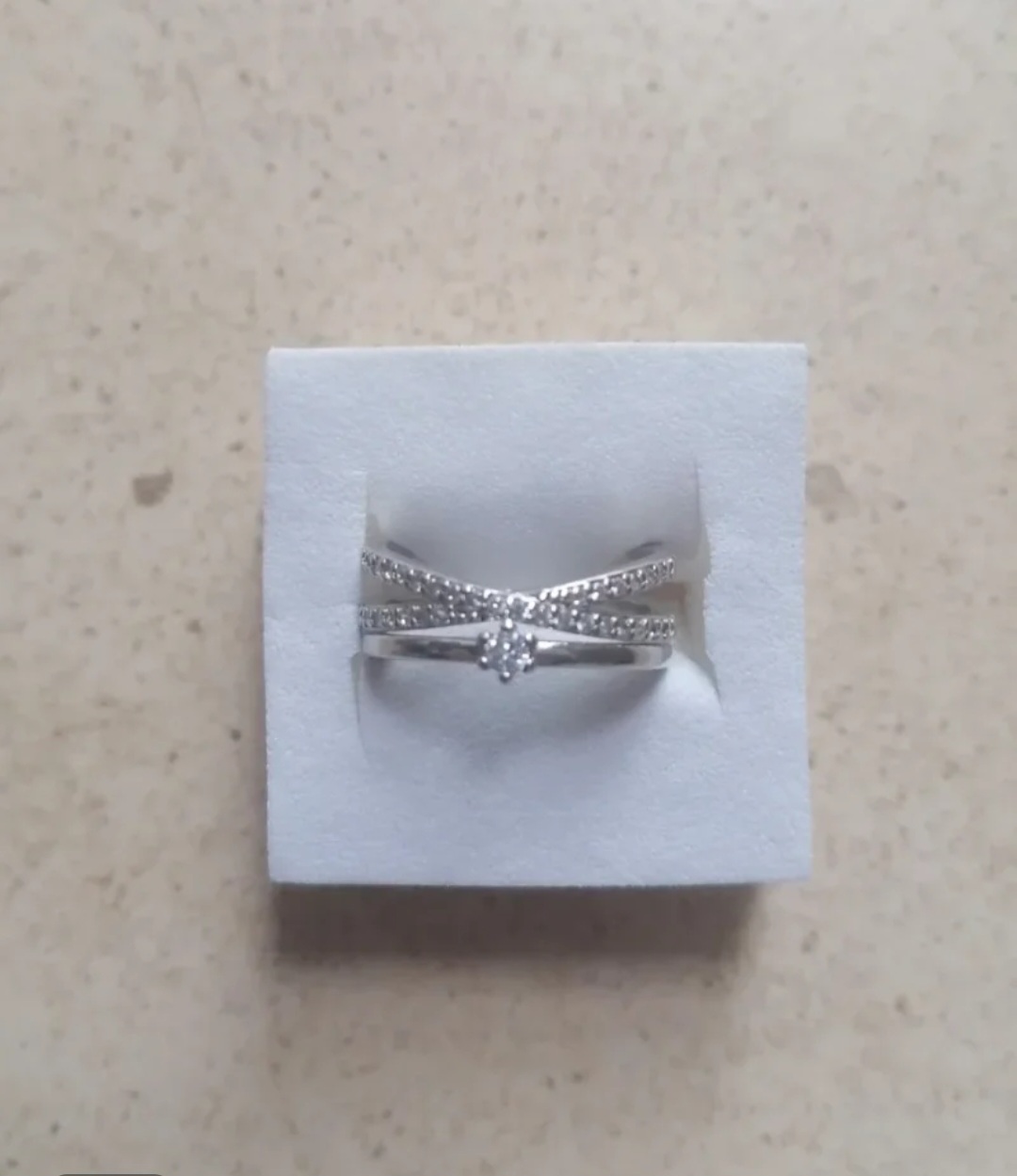 Anillo ajustable mujer plata 1