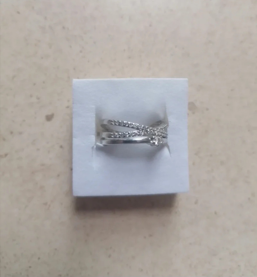 Anillo ajustable mujer plata 2