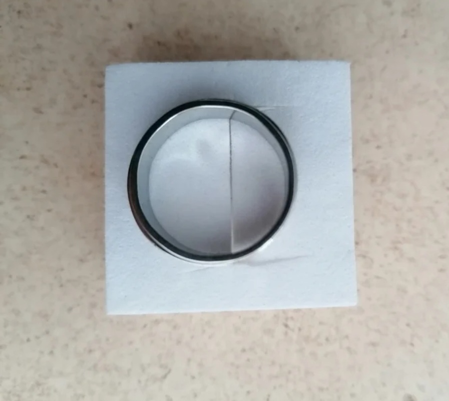 Anillo giratorio unisex acero 2