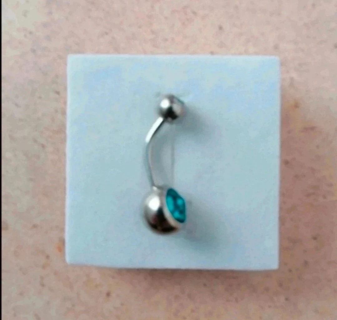 Piercing para ombligo en acero 2