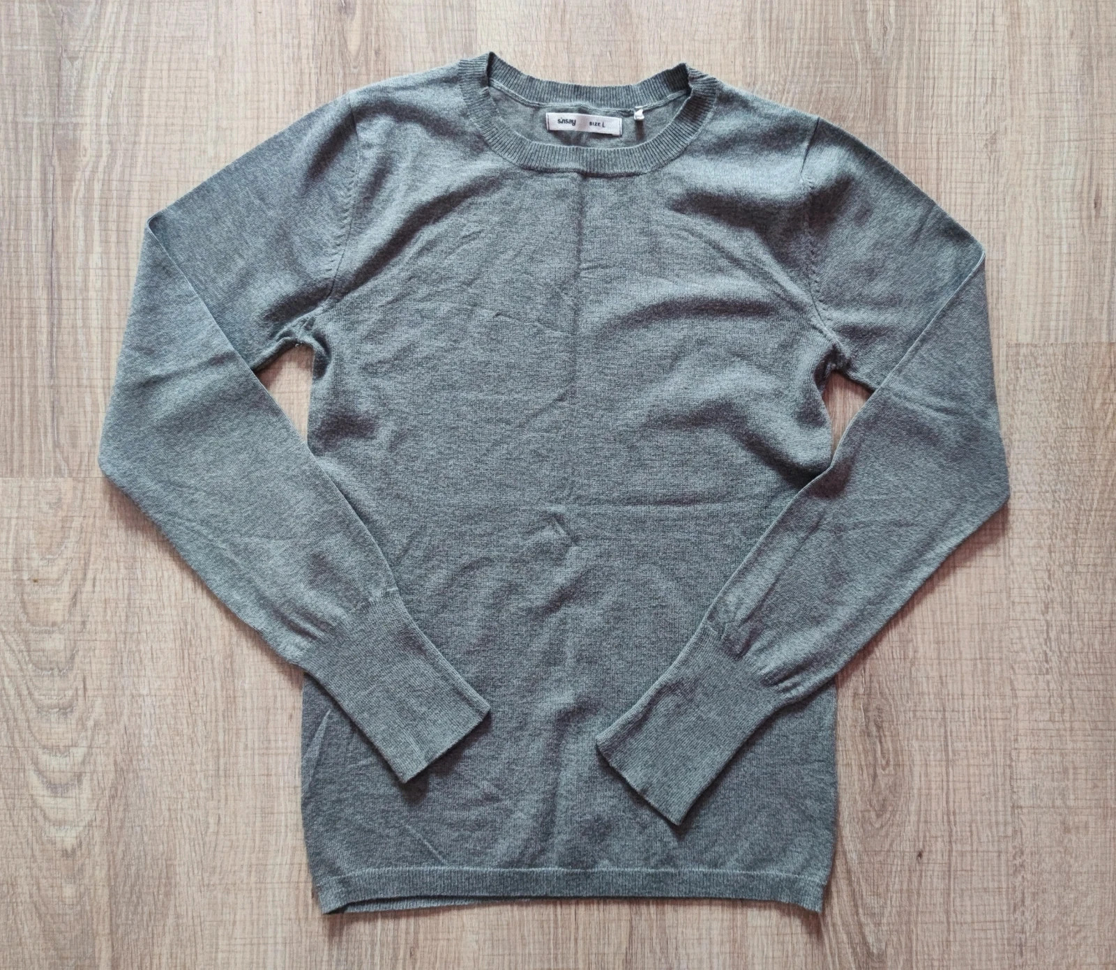 Újszerű M/L Sinsay basic vékony pulóver 1