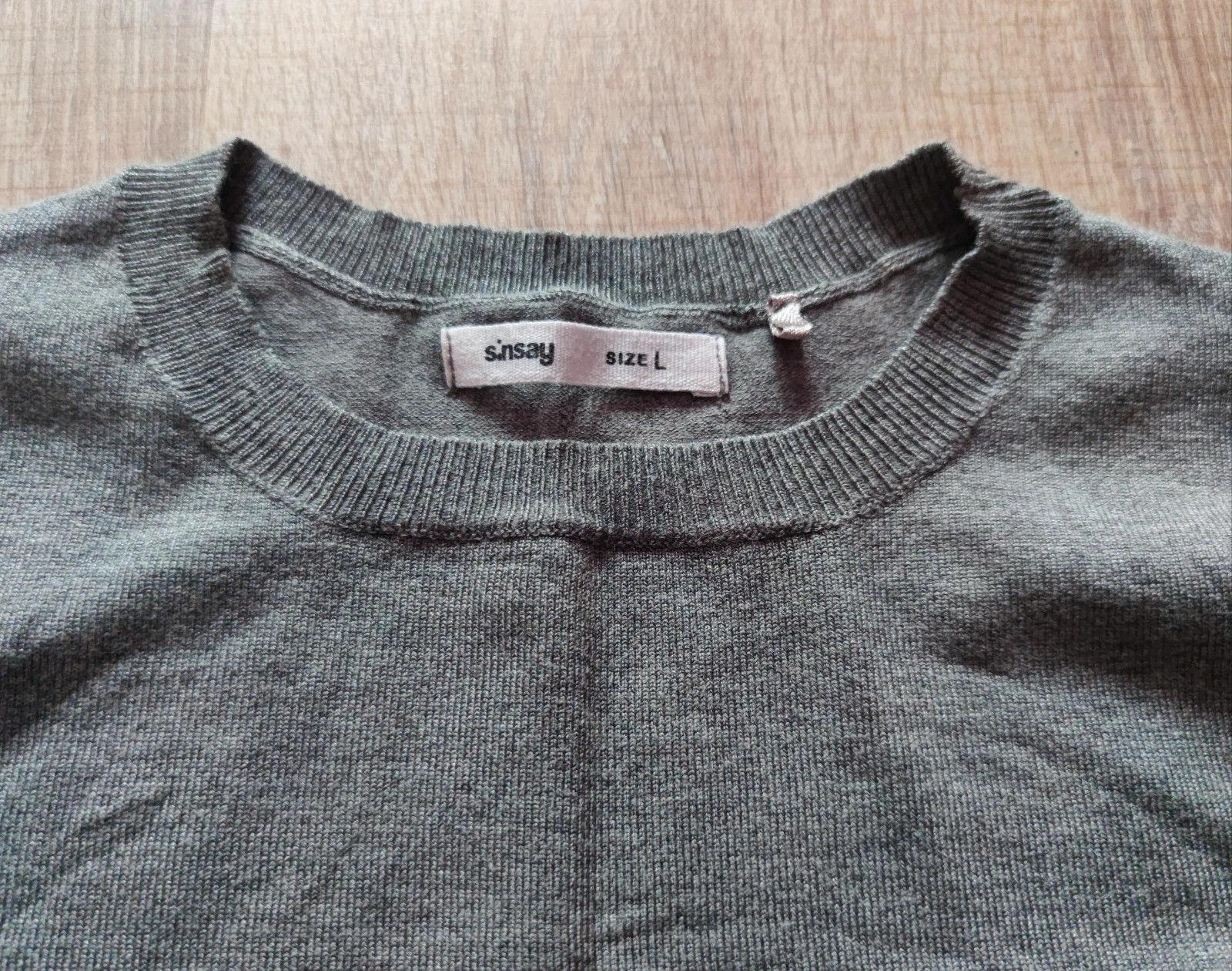 Újszerű M/L Sinsay basic vékony pulóver 3