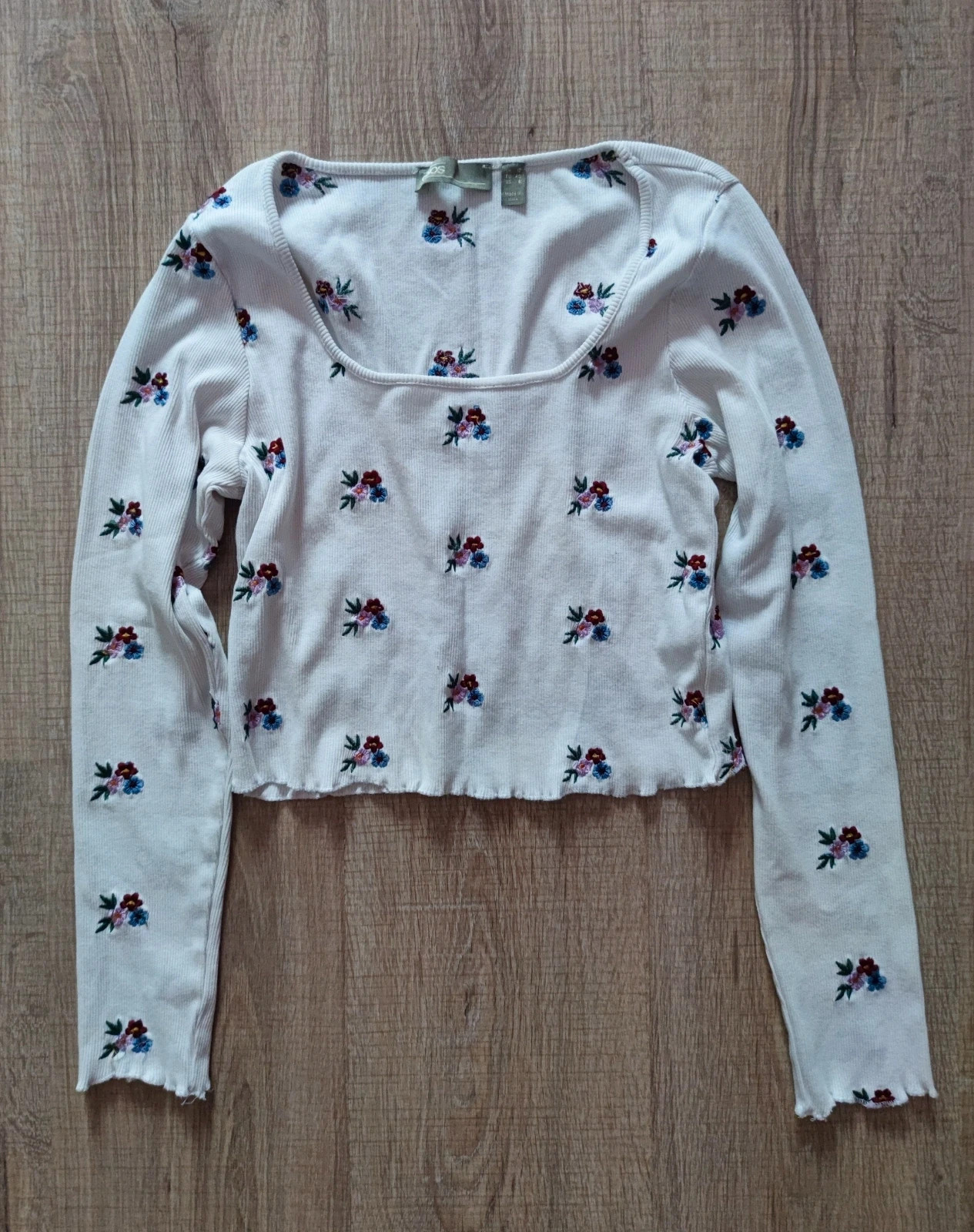Újszerű J2K 40-es Asos hosszúujjú crop top/haspóló 1