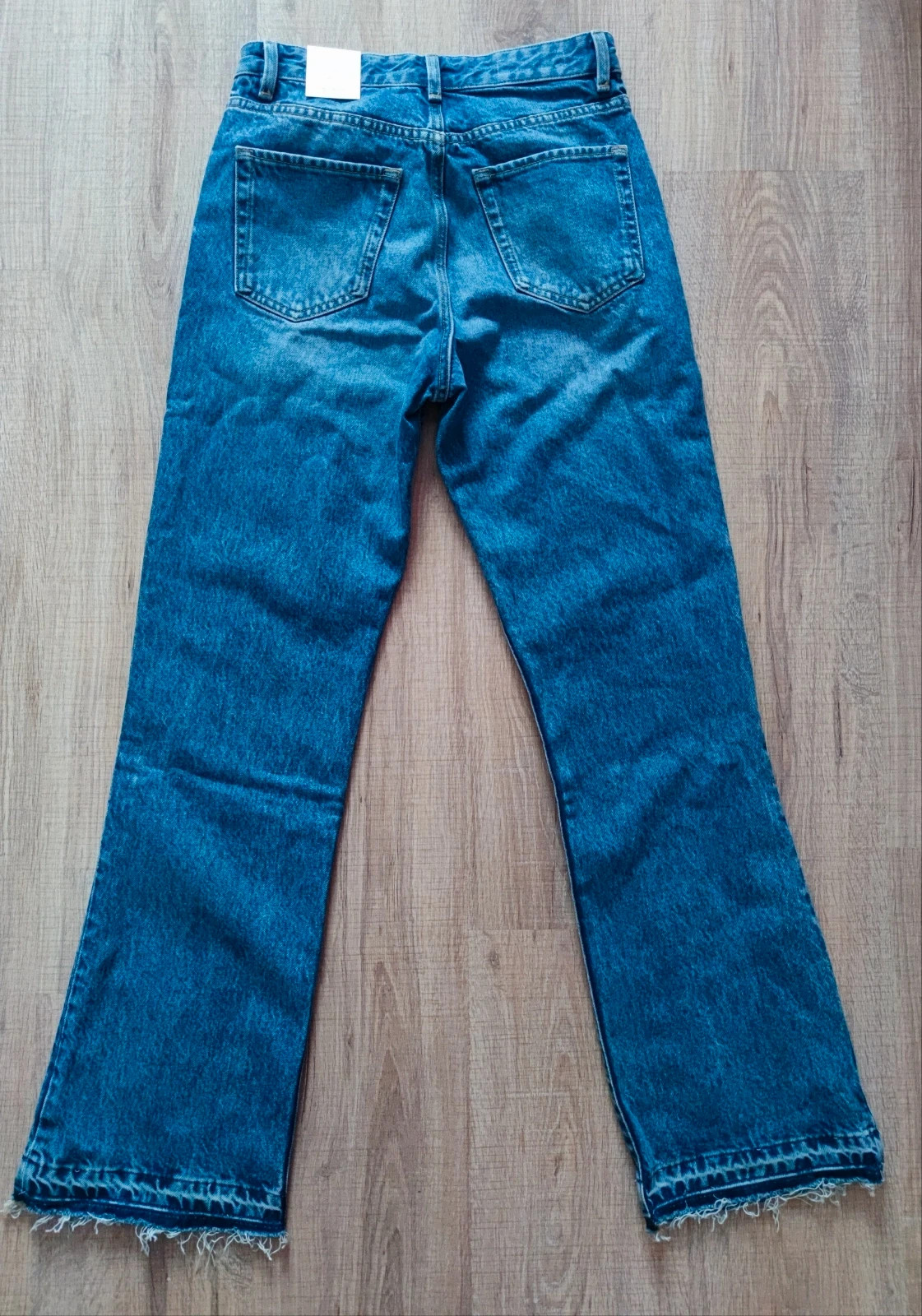 Új! 36-os trendi Zara Flare fit magas derekú farmer 2