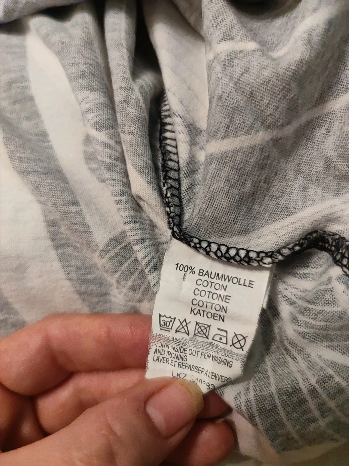 46/48 100% pamut mintás póló 4