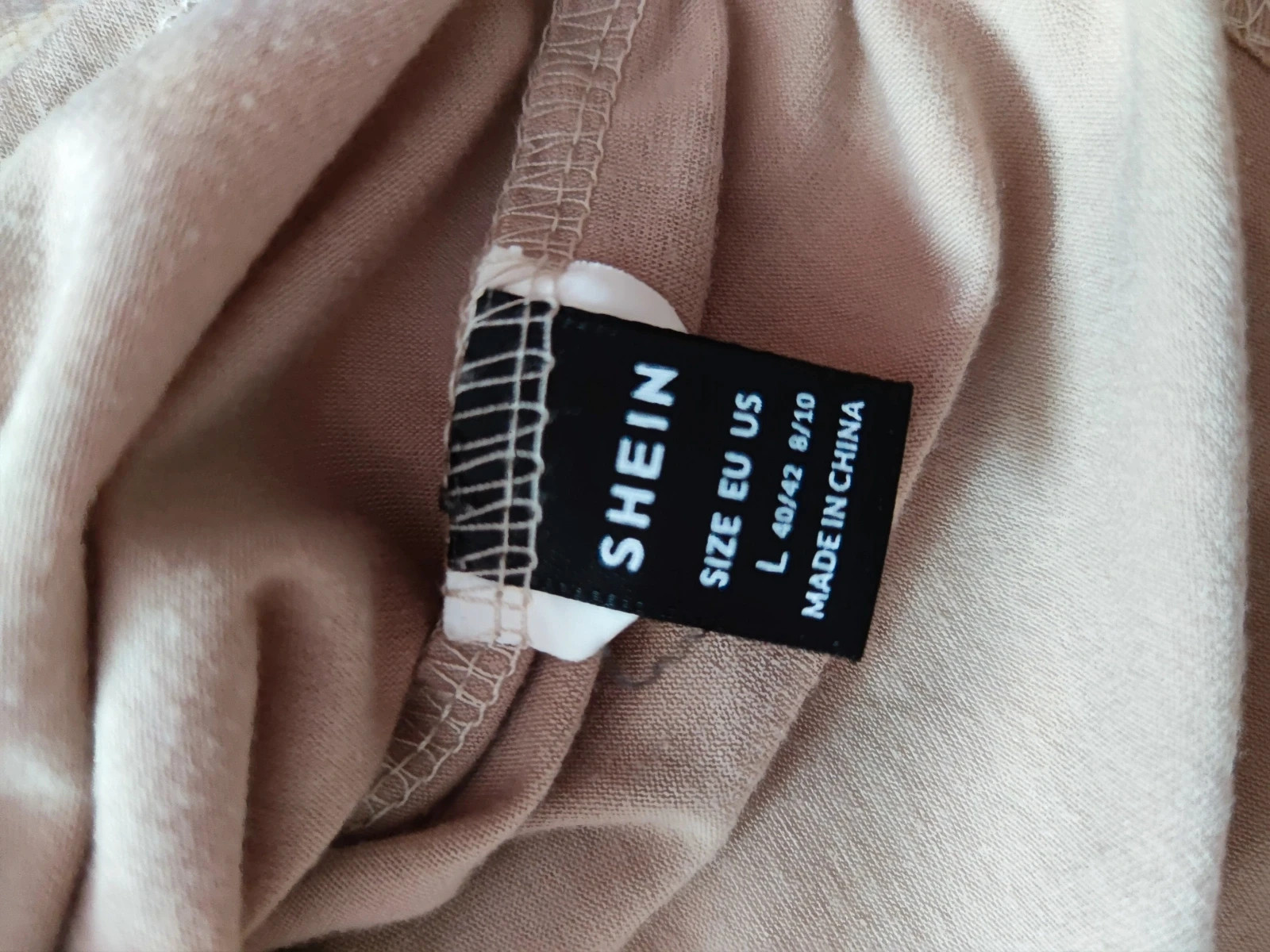 Shein L-es toll mintás 40/42 lenge rövidujjú póló 3