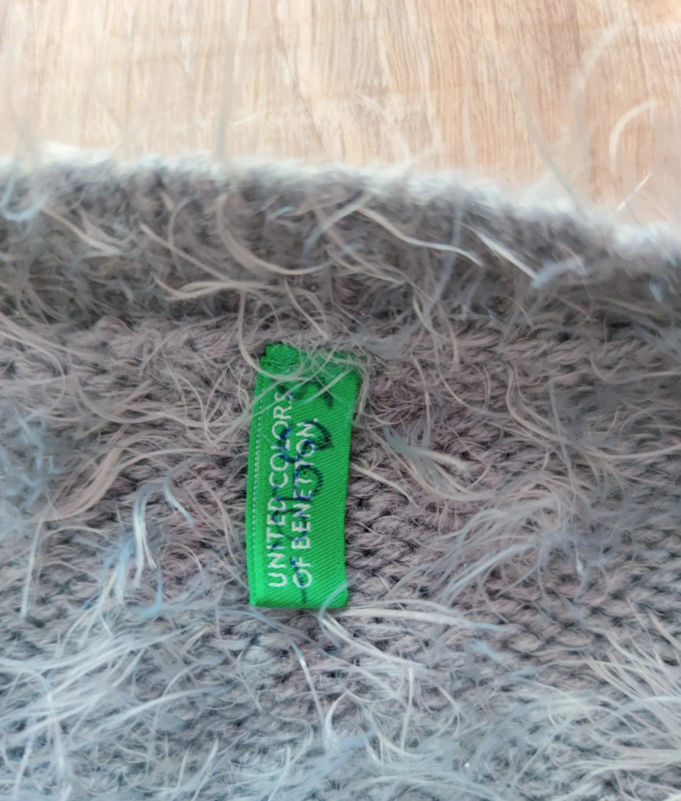 Újszerű S/M Benetton pihe-puha Teddy kardigán 4