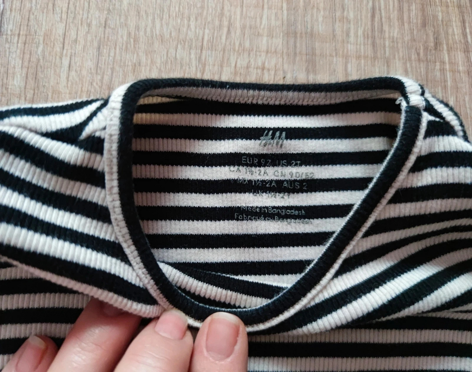 92-es H&M hosszúujjú felső csomag (3 db) 3