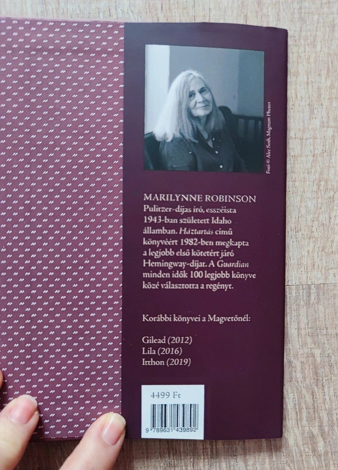 Ritkaság! Új! Marilynne Robinson - Háztartás 3