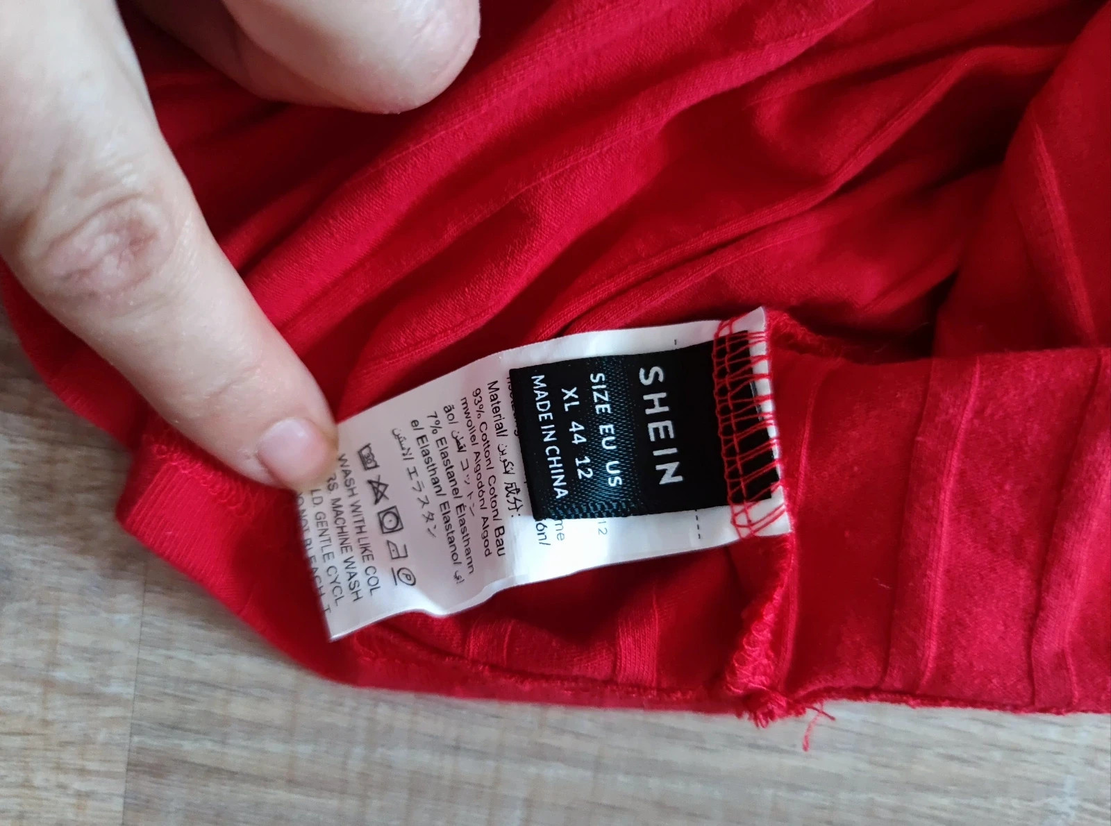 Shein Y2K XL aszimmetrikus félvállas crop top/haspóló 3