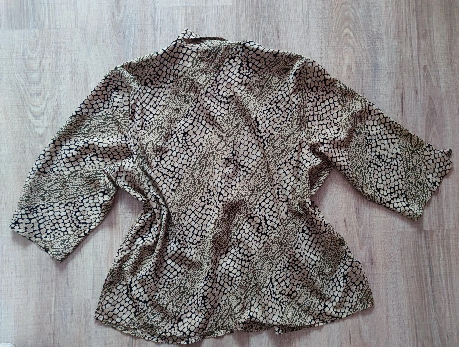 Notations 2XL (44/46) kígyómintás 3/4 ujjú csinos ing 2