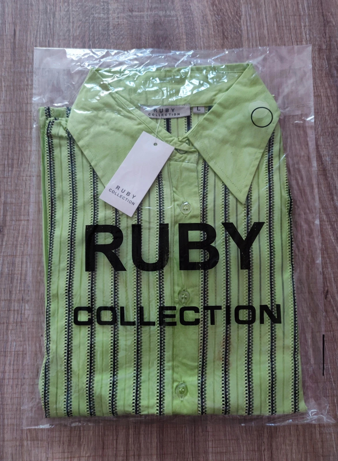 Új! L-es Ruby Collection csinos csíkos ing 4