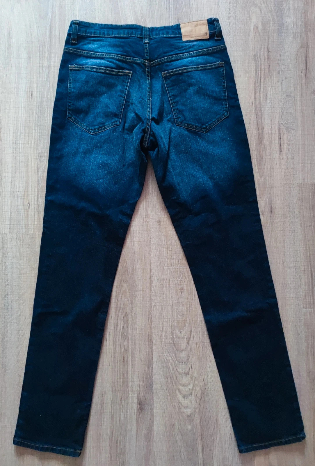 Újszerű F&F W32/L34 slim koptatott férfi farmer 2