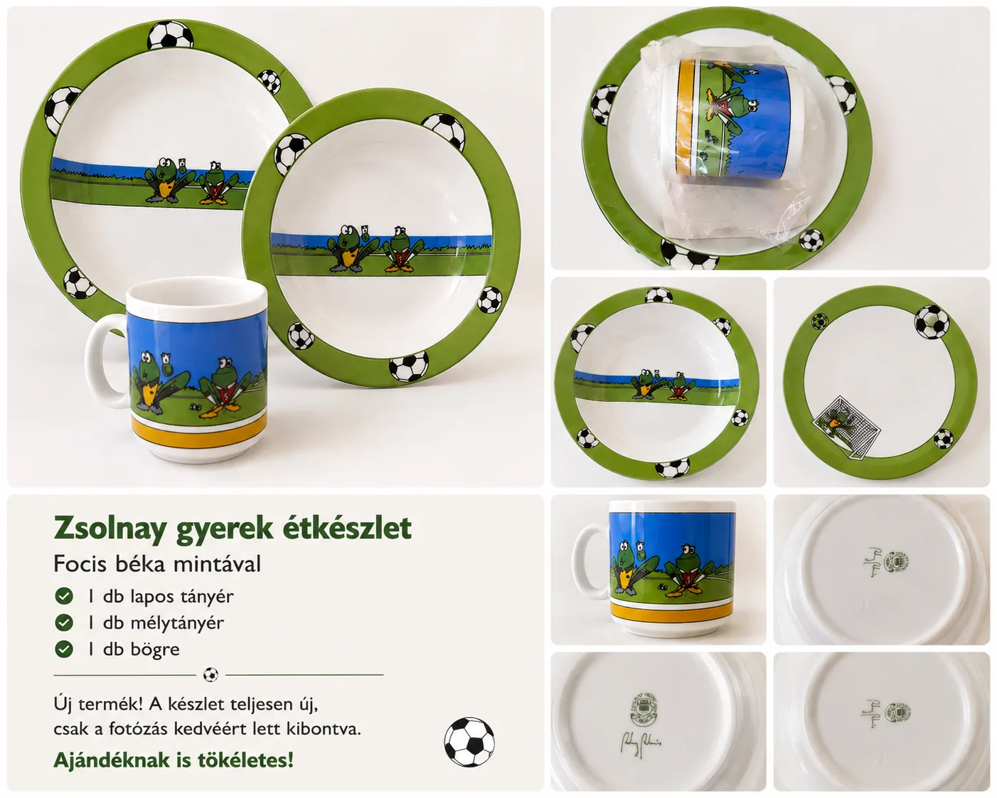 Zsolnay új gyerek étkészlet 1
