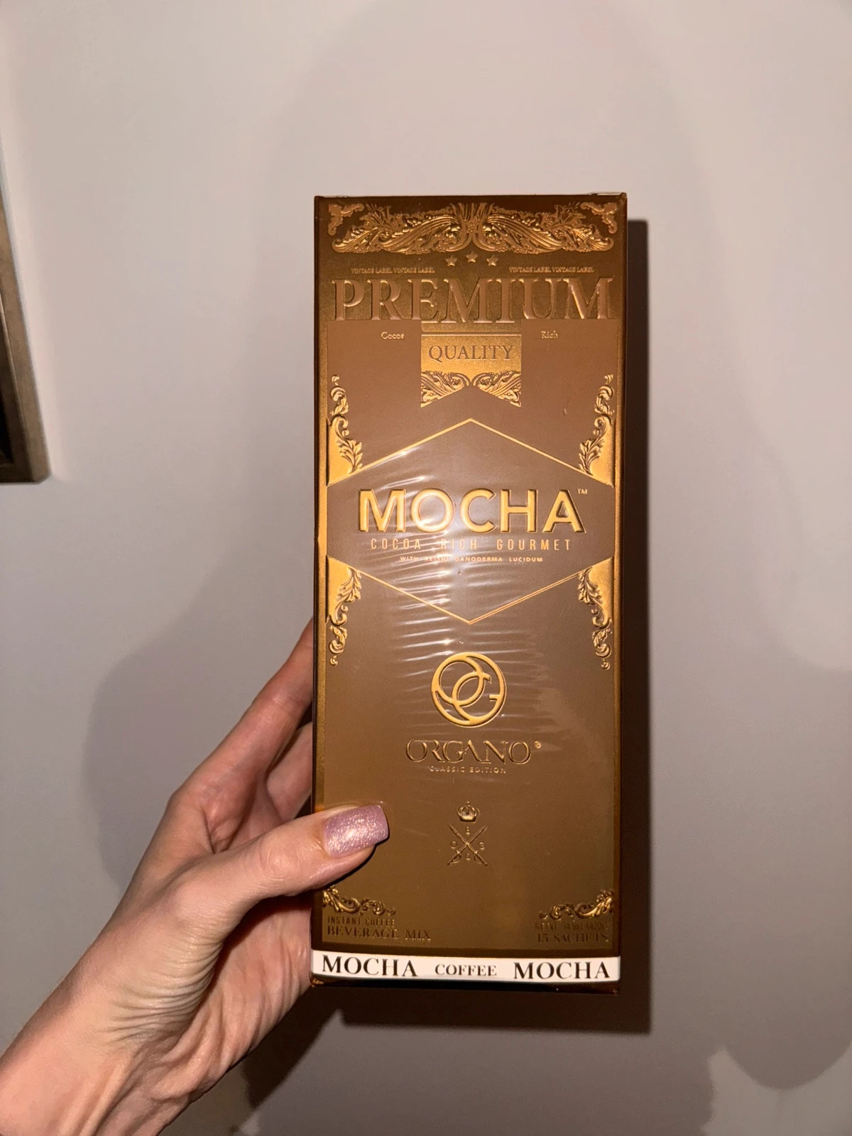 Organo Mocha – Belgian Chocolate 15 tasak / doboz 1