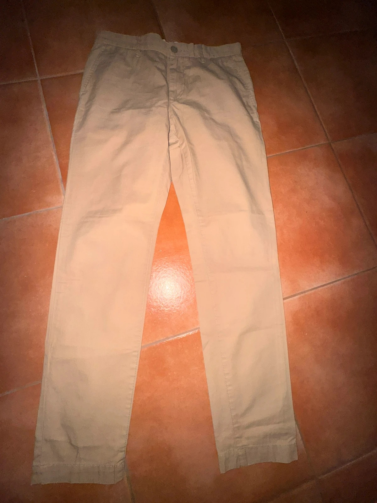 H&M bézs slim fit férfi chino nadrág – W29 2
