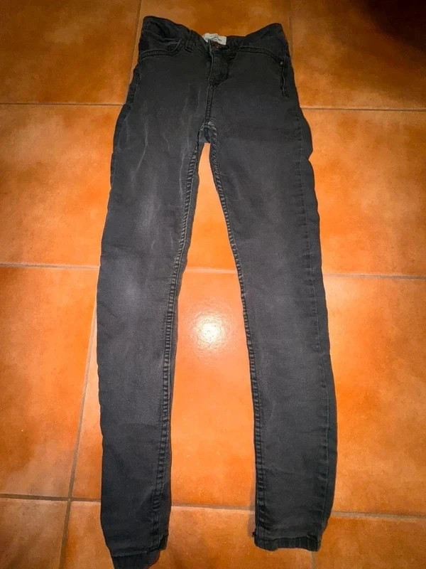 New Look fekete-szürke skinny farmernadrág – EU 36 3