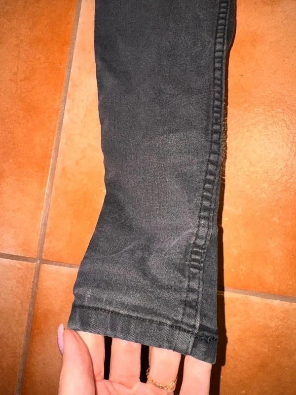 New Look fekete-szürke skinny farmernadrág – EU 36 4