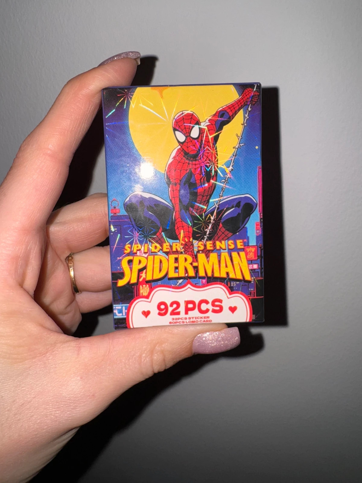 Pókember Spider-Man matricás és kártyás szett – 92 db 1