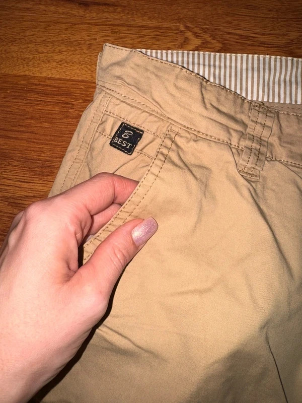 Baker’s férfi bézs chino rövidnadrág – 32/46-os méret 4