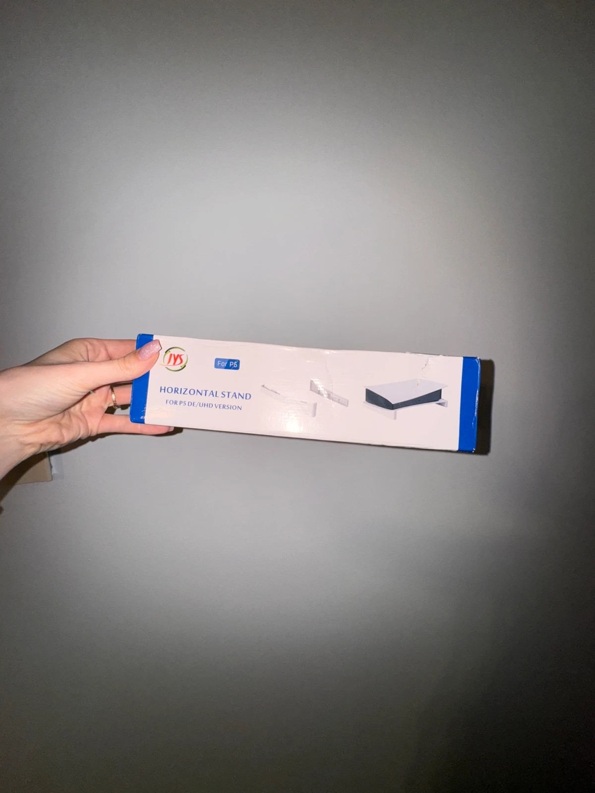 PS5 vízszintes tartóállvány – fehér, használatlan 1