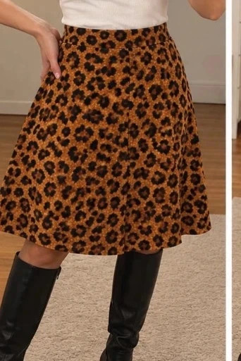 Shein leopárdmintás női szoknya – S / 36 1