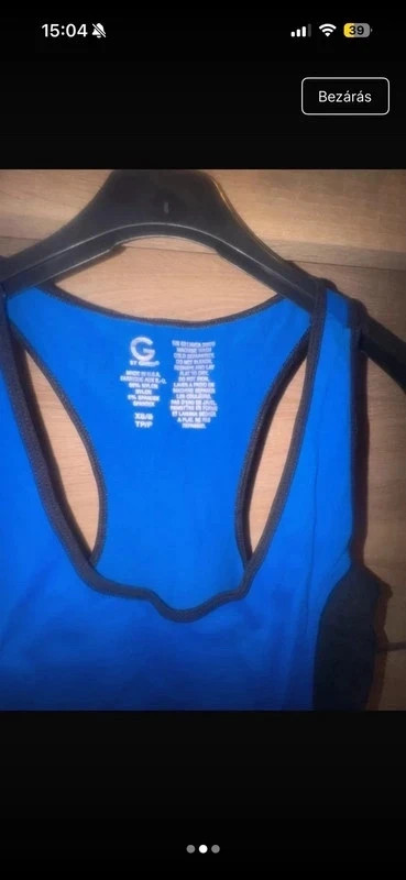 G by GUESS kék-fekete testhezálló ruha – XS/S 4