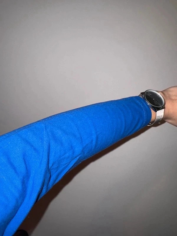 Királykék női felső – M/L/XL – különleges hátmegoldással 4