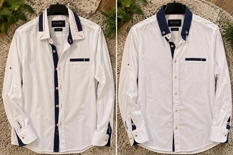 Falcon’s férfi ing 2 db – fehér, slim fit-L 1