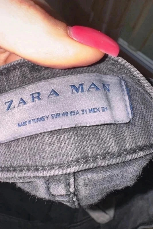 Zara Man férfi szürke farmer – W31 / EUR 40 4