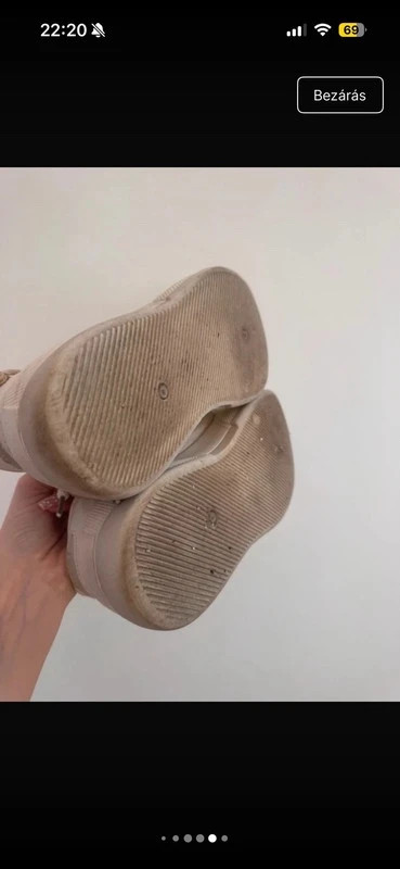 Sinsy bézs chunky sneaker vastag fűzőkkel – 40 4