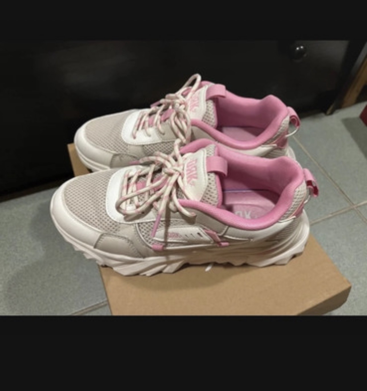 DRK rózsaszín-fehér sneaker 39-es 4