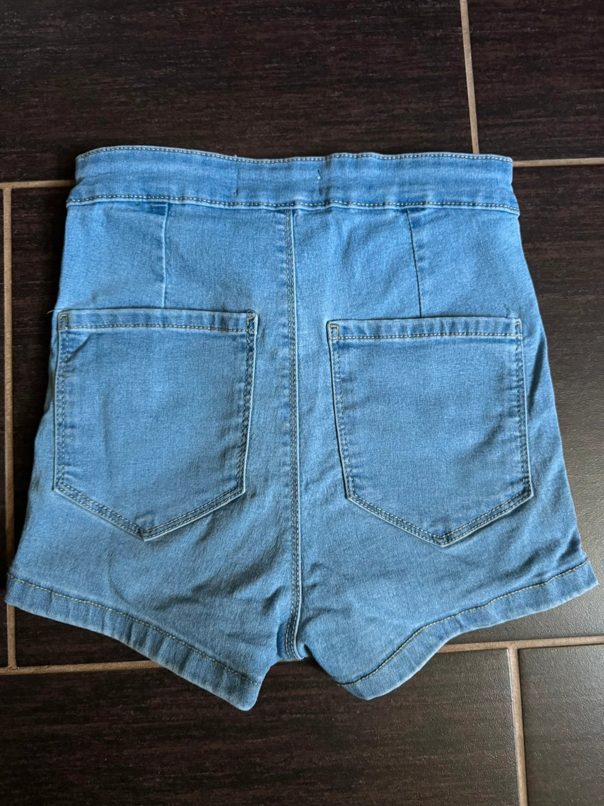 High-waist rövid farmernadrág 2