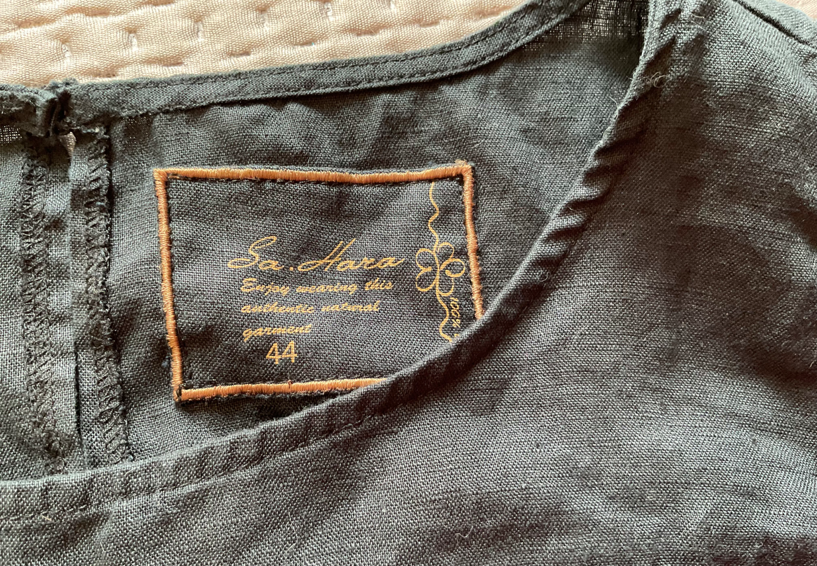 100% Len ruha 44-XL 4