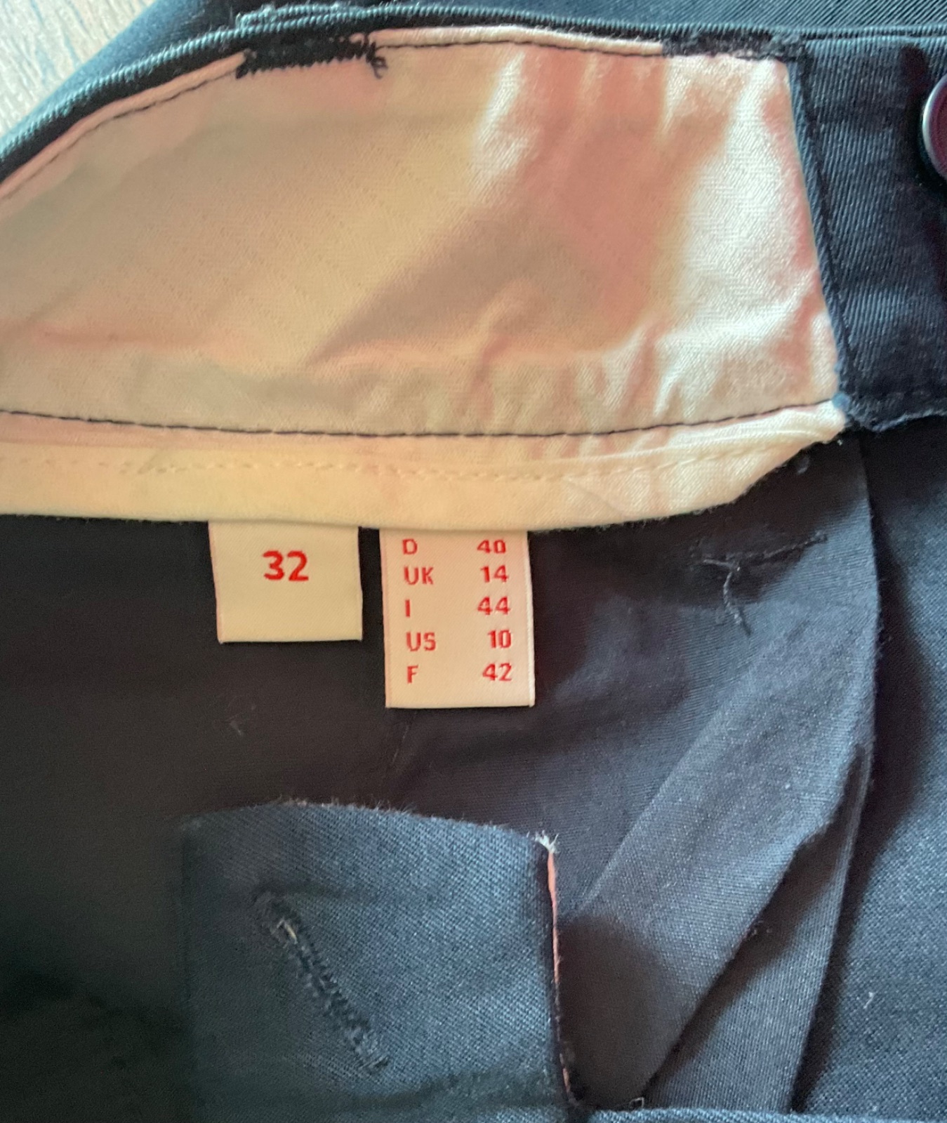Esprit sötétkék női nadrág 40-es M 4