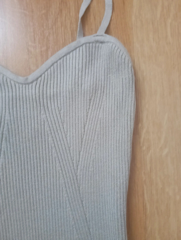Vestido midi punto canalé 1