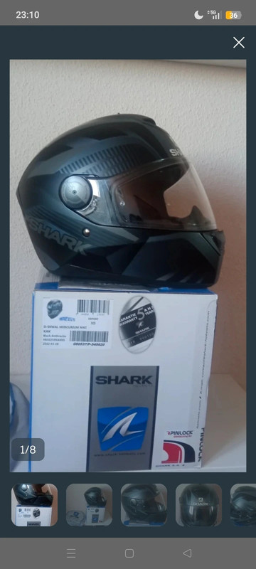 cascoShark integral modelo D-Skwal mercurium mate 1