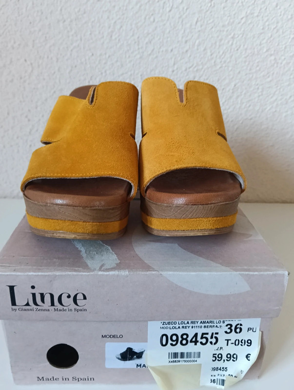 Zuecos amarillos Lince, Lola Rey, n°36 1