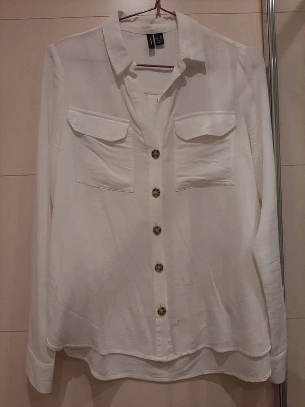 Camisa viscosa blanca 1