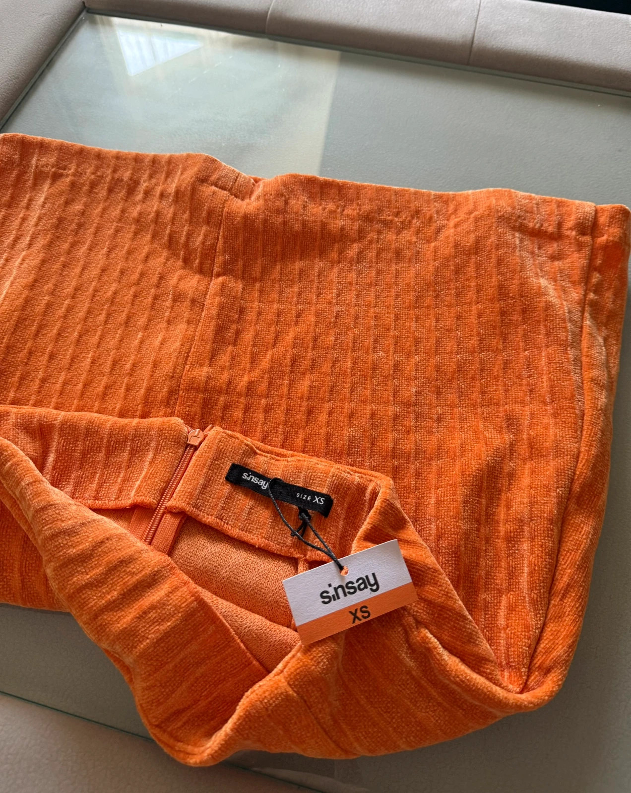 Sinsay kordbársony mini szoknya – XS méret 3