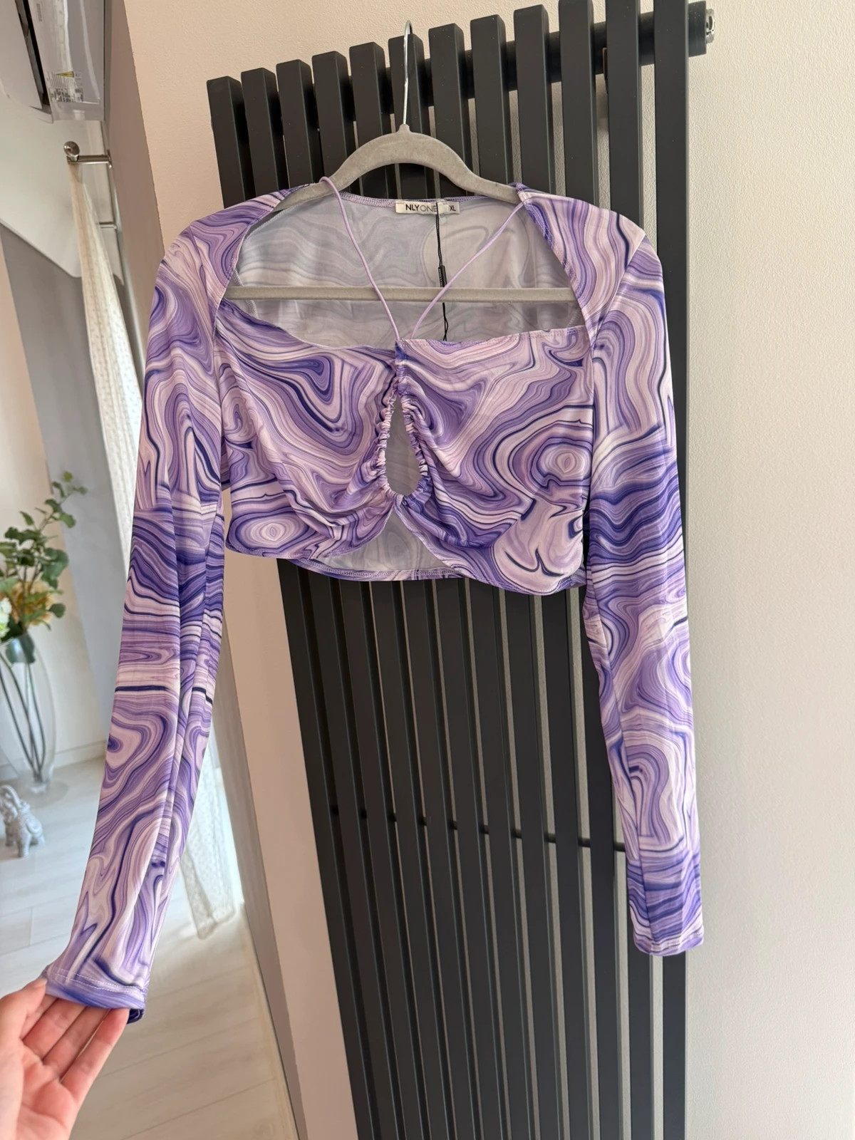 NLY One Márványos Crop Top - XL méret 2