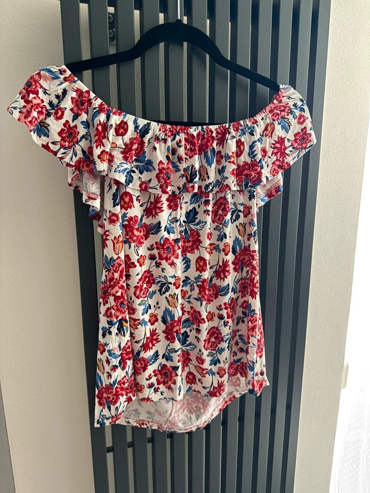 Springfield női virágos (off-shoulder) felső - M méret 4