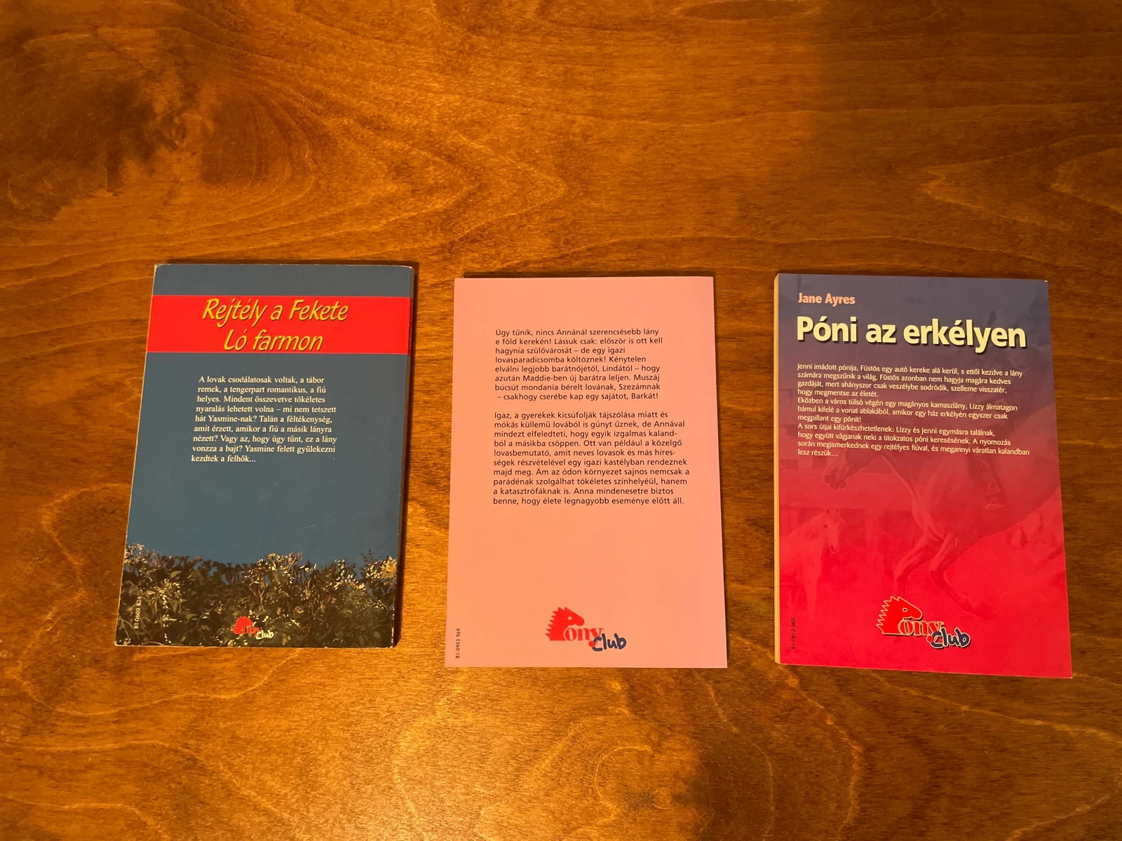 PonyClub könyvek 2