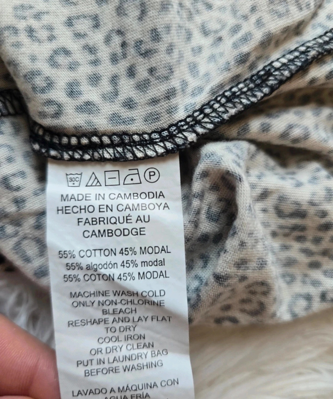 Eredeti Michael Kors leopárdmintás felső / fodros ujjú blúz – S-es 4