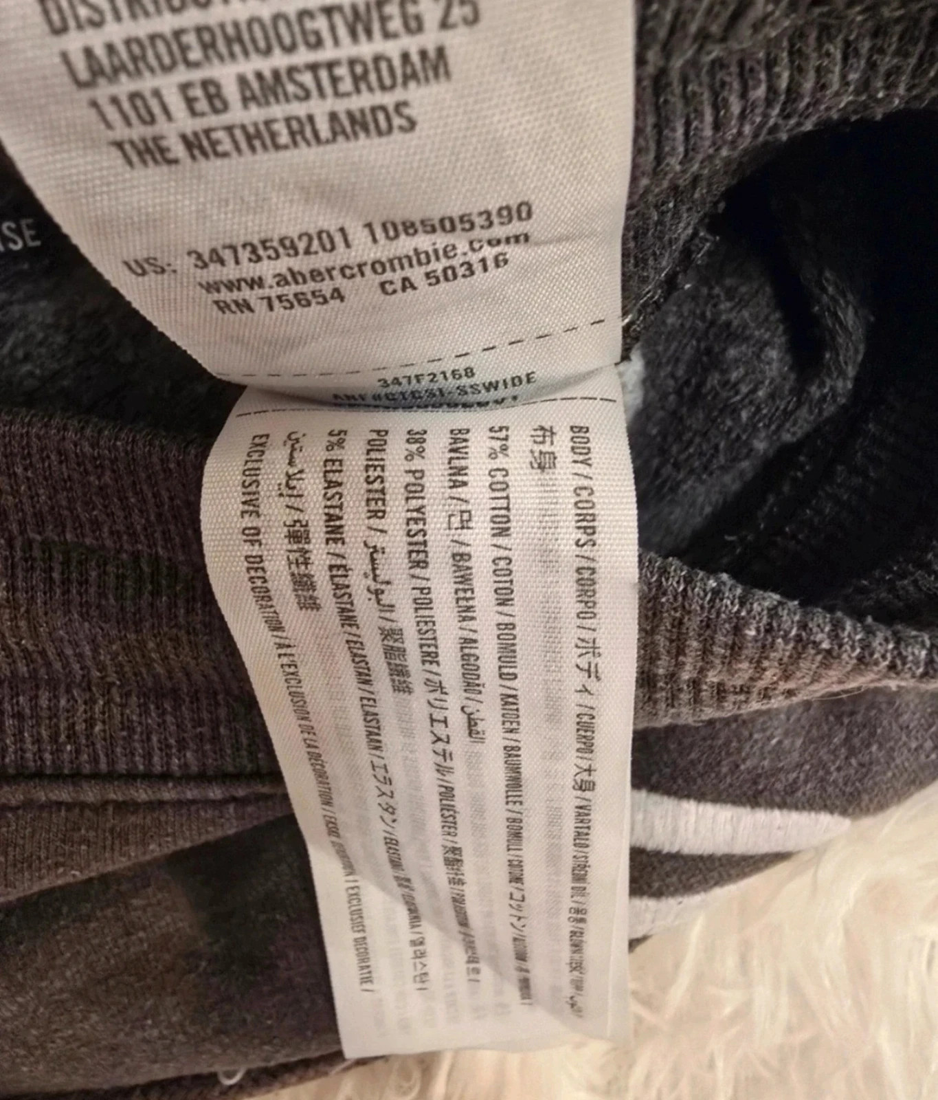 Hollister California Ultra High-Rise Jogger női szürke melegítőnadrág M méretű 4